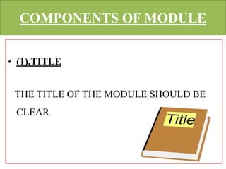 instructional Module | PPTX