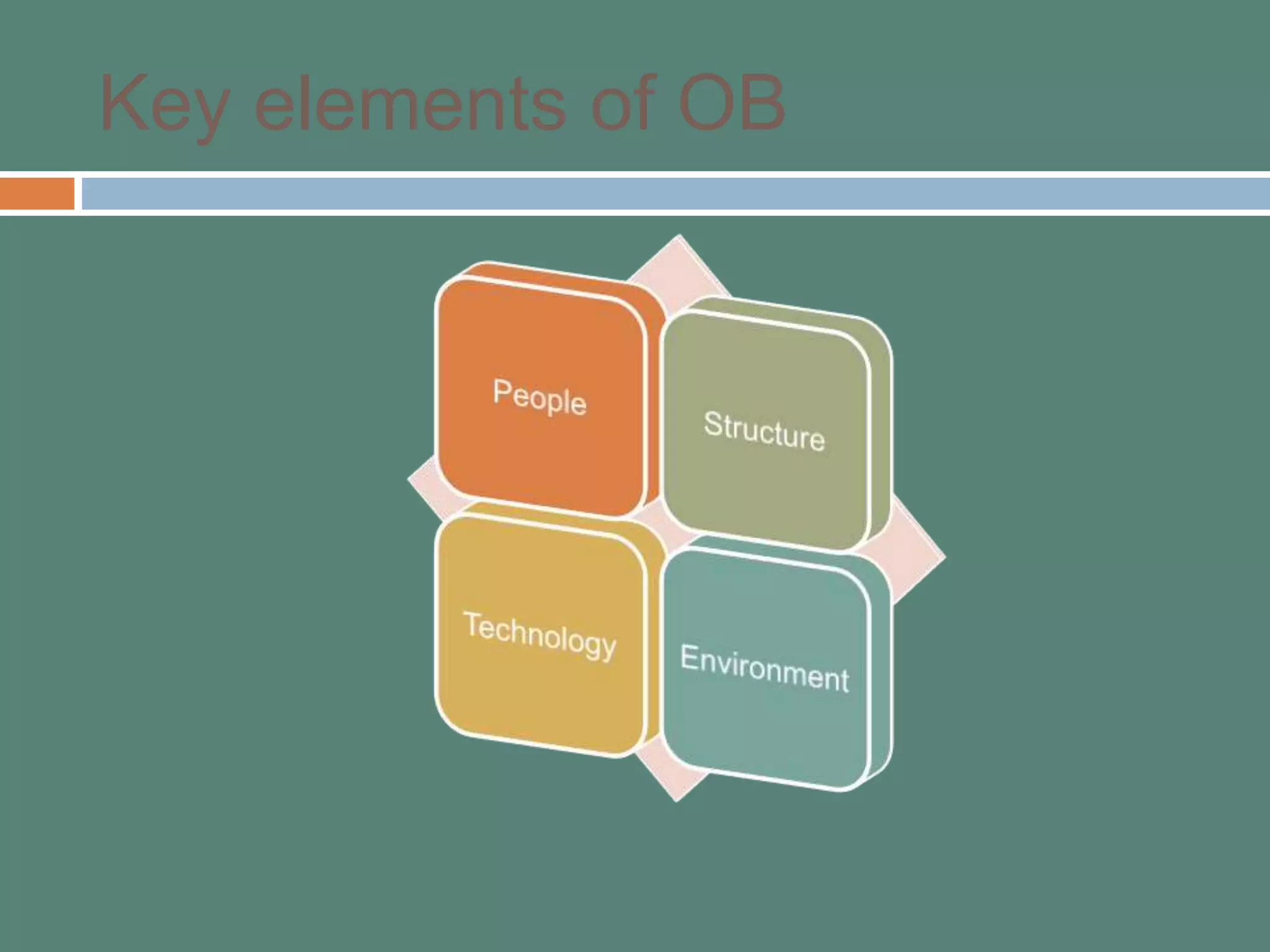 Key elements of OB
 
