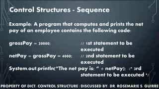 CONTROL STRUCTURE | PPTX