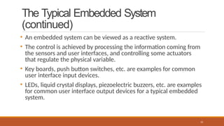 Button For Embedded System Module-1_Embedded-System bec601 vtu syllabus | PPTX