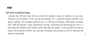 HW
Q9 with modified data
 
