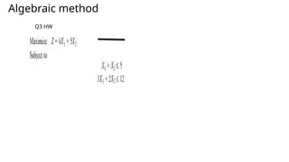 Algebraic method
Q3 HW
 