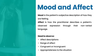 Affect Description List.pdf Module-1_MSE.pdf guide MENTAL STATUS EXAMINATION | PDF