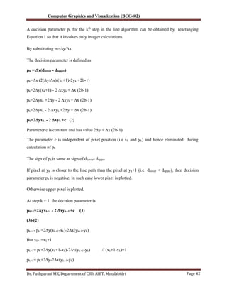 COMPUTER GRAPHICS AND VISUALIZATION :MODULE-1 notes [BCG402-CG&V].pdf