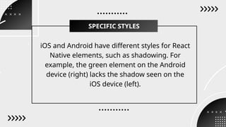 Android Native Elements React Native And Its Ecosystem Presentation | PPTX