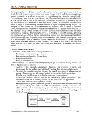 Design and Engineering: Module-2 Notes | PDF