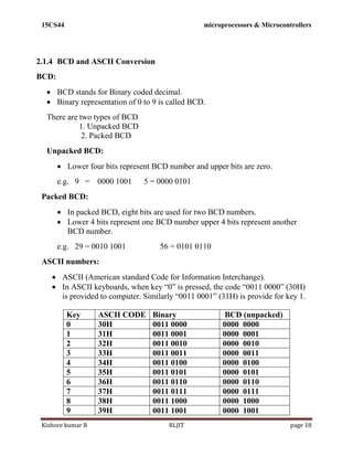 15CS44 MP & MC Module 2 | PDF