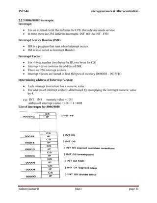 15CS44 MP & MC Module 2 | PDF