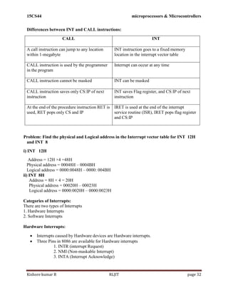 15CS44 MP & MC Module 2 | PDF