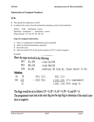 15CS44 MP & MC Module 2 | PDF