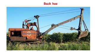 Back hoe
3/22/2018 Department of CIvil Engineering,VVIET,Mysuru. 57
 