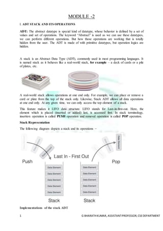 ADT STACK and Queues | PDF