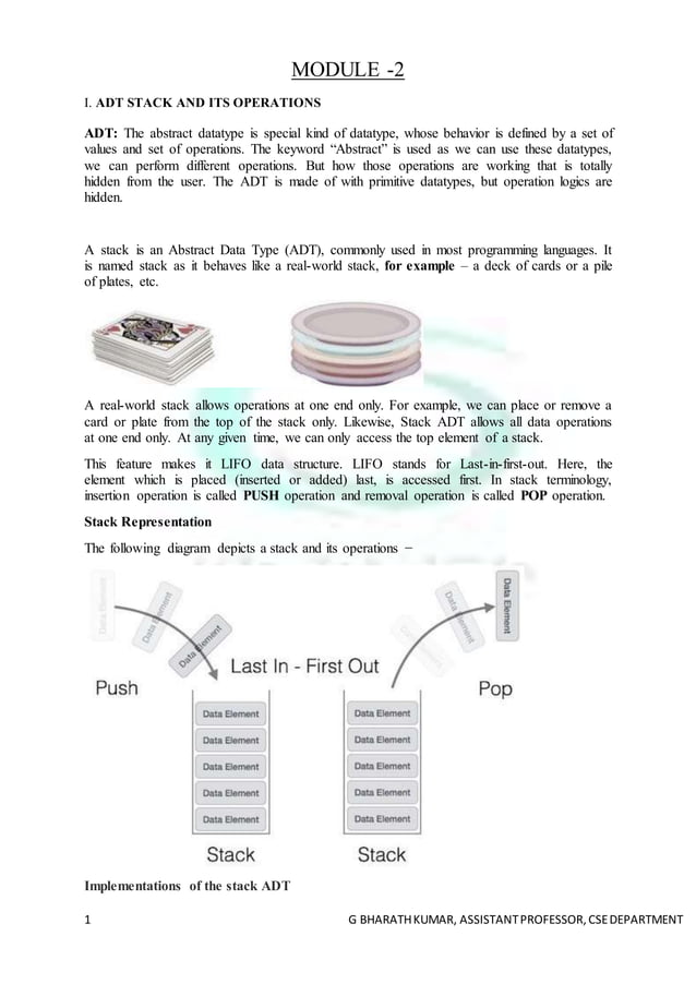 ADT STACK and Queues | DOCX