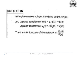 Dr. R.K.Mugelan, Asst. Prof. (Sr), SENSE, VIT
43
 
