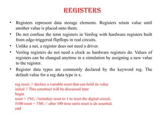 Module 2 VLSI design and verification by | PPTX
