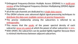 multiple access techniques in wireless mobile communication | PPTX