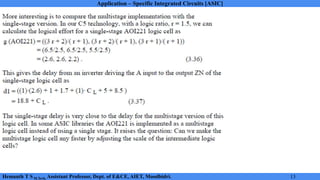 Application Specific Integrated Circuit Module 2 Notes | PDF