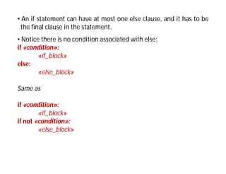 Comprehensive Guide to Boolean Logic and Conditional Statements in ...