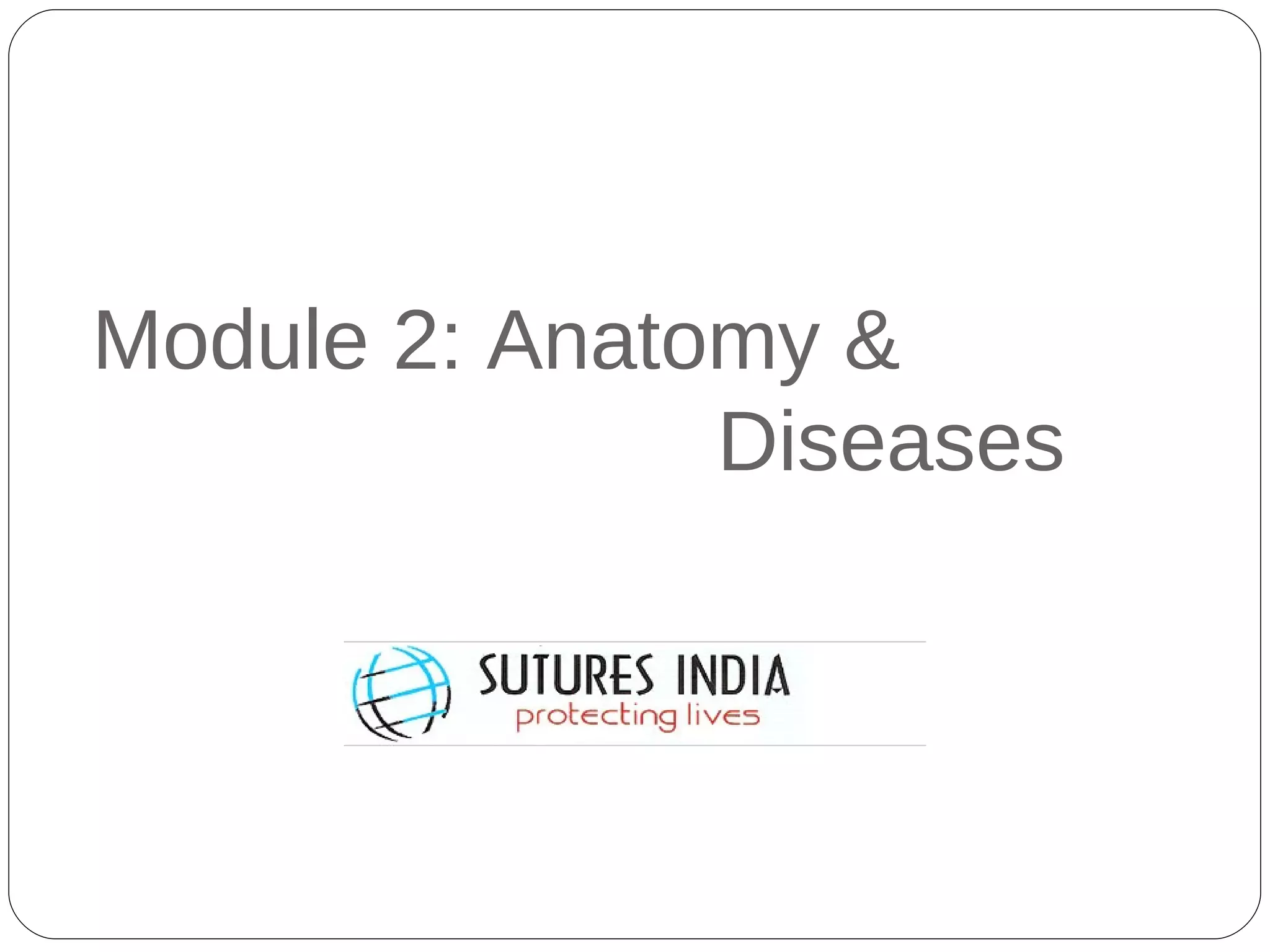 Module 2 Anatomy Diseases Ppt