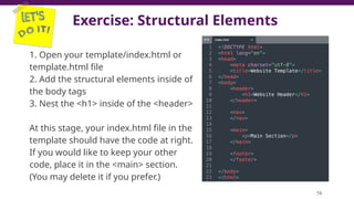 Structual Tags Comprehensive Introduction to HTML: Structure, Tags, and Best Practices ...