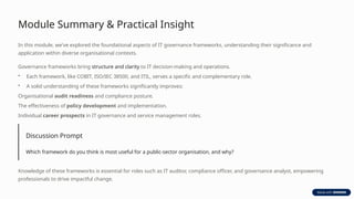 Module-2-IT-Governance-Frameworks SLides | PPTX