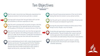 Leadership Ambassador club Adventist module | PDF