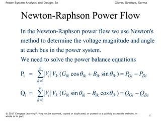 Comprehensive Power Flow Analysis and Iterative Methods in Power ...