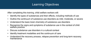 Understanding Substance use disorders, treatment and recovery | PPTX