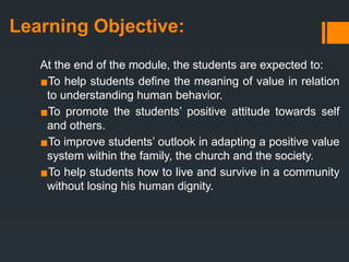 Module-Two-Values-Education Students.pptx