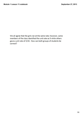 Module 1 Lesson 11.notebook
11
September 27, 2013
 