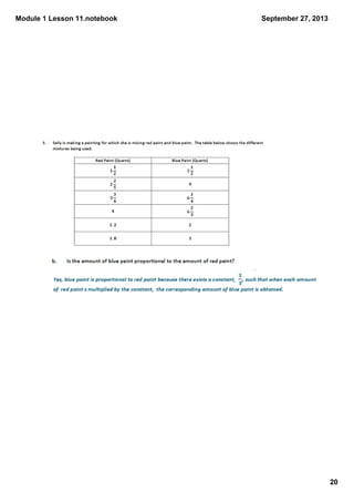 Module 1 Lesson 11.notebook
20
September 27, 2013
 