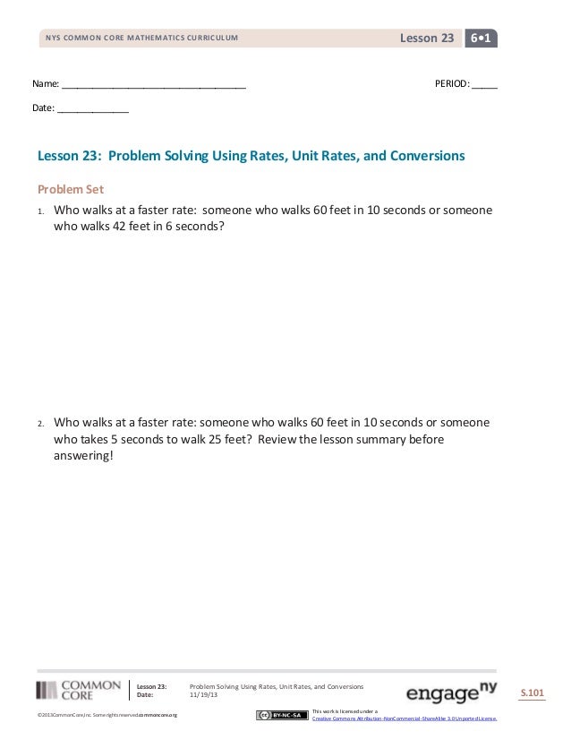 module 1 lesson 23 problem set common math conversions
