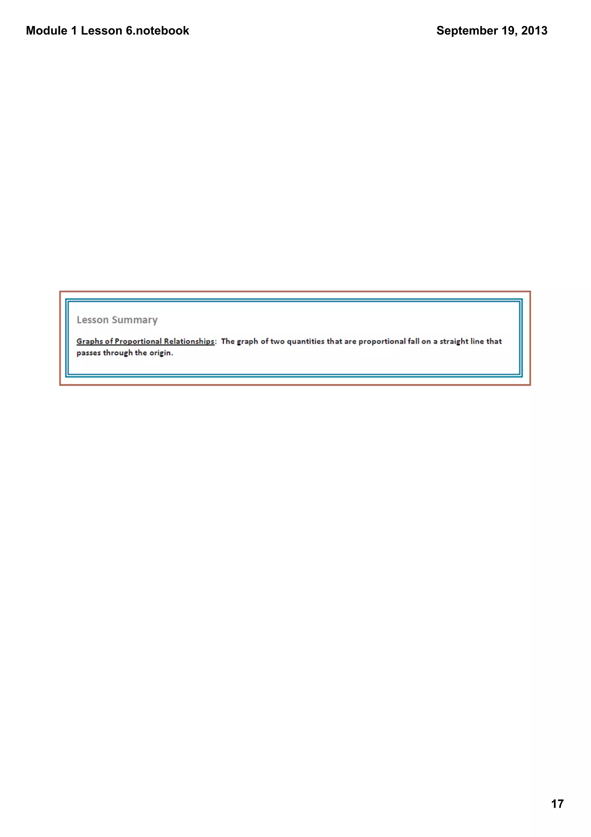 Module 1 Lesson 6.notebook
17
September 19, 2013
 