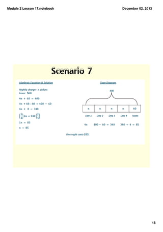 Module 2 Lesson 17.notebook

December 02, 2013

Scenario 7

18

 