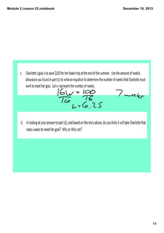 Module 2 Lesson 23.notebook

December 18, 2013

11

 