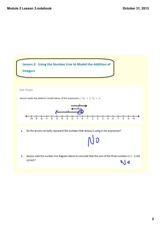 Module 2 Lesson 3.notebook

October 31, 2013

2

 