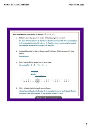 Module 2 Lesson 3.notebook

October 31, 2013

4

 