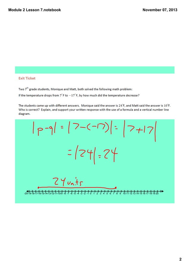 Module 2 lesson 7 pdf