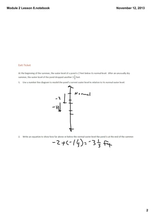 Module 2 Lesson 8.notebook

November 12, 2013

2

 
