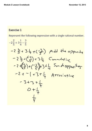 Module 2 Lesson 8.notebook

November 12, 2013

8

 