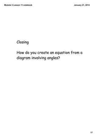 Module 3 lesson 11 | PDF