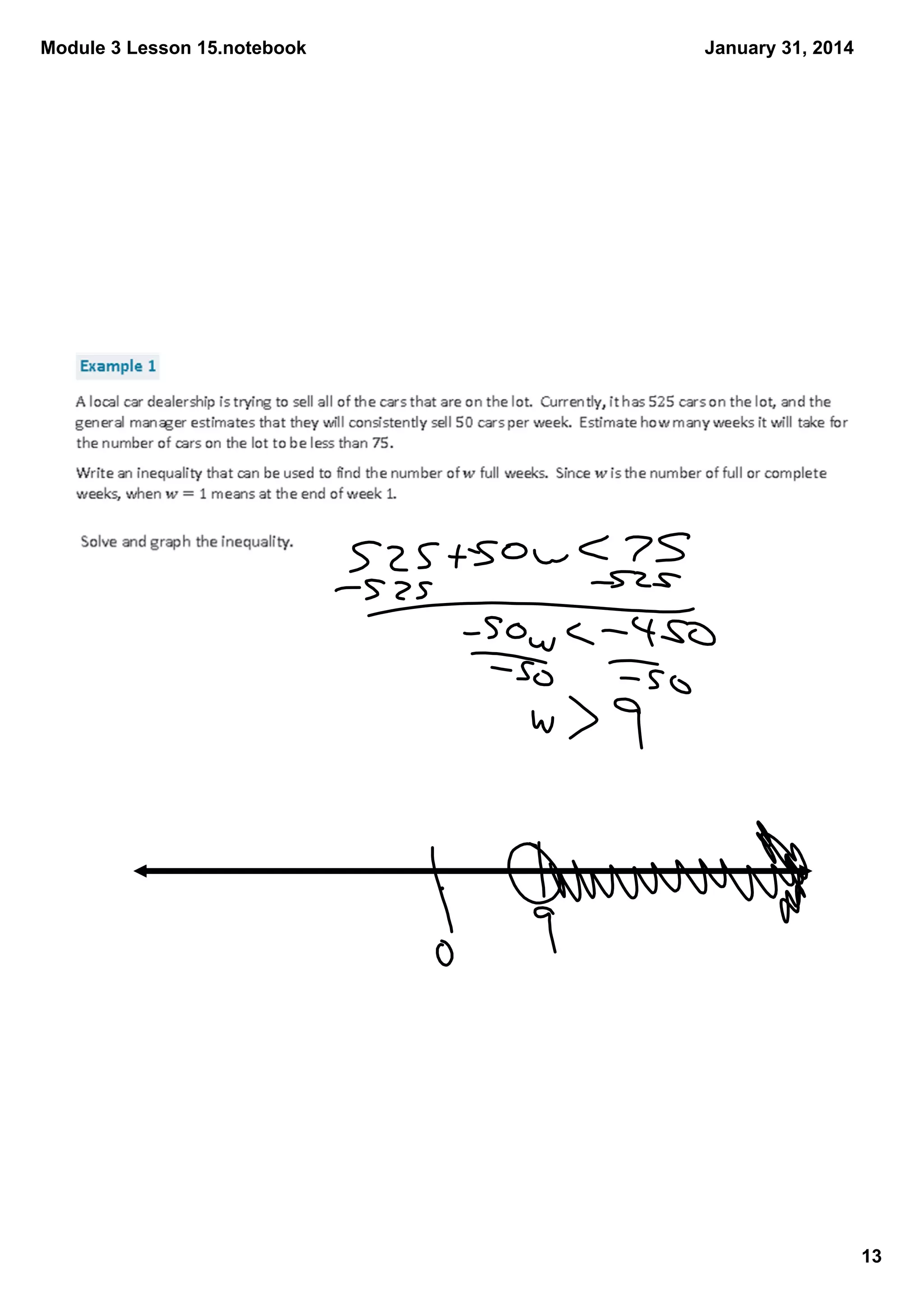 Module 3 Lesson 15.notebook

January 31, 2014

13

 