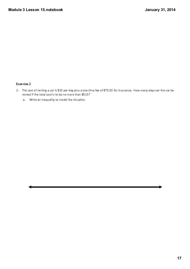 Module 3 Lesson 15 Module 3 Lesson 15