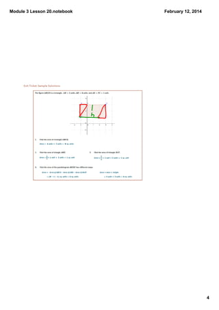 Module 3 Lesson 20.notebook
February 12, 2014
4