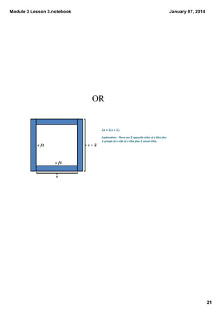 Module 3 Lesson 3.notebook

January 07, 2014

OR

21

 