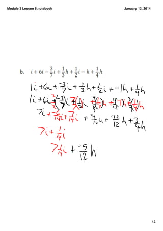 Module 3 Lesson 6.notebook

January 13, 2014

13

 