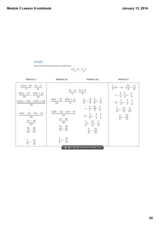 Module 3 Lesson 6.notebook

January 13, 2014

24

 
