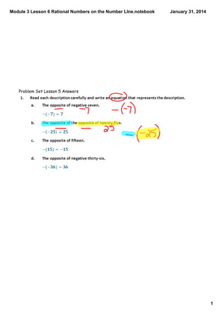 Module 3 lesson 6 | PDF