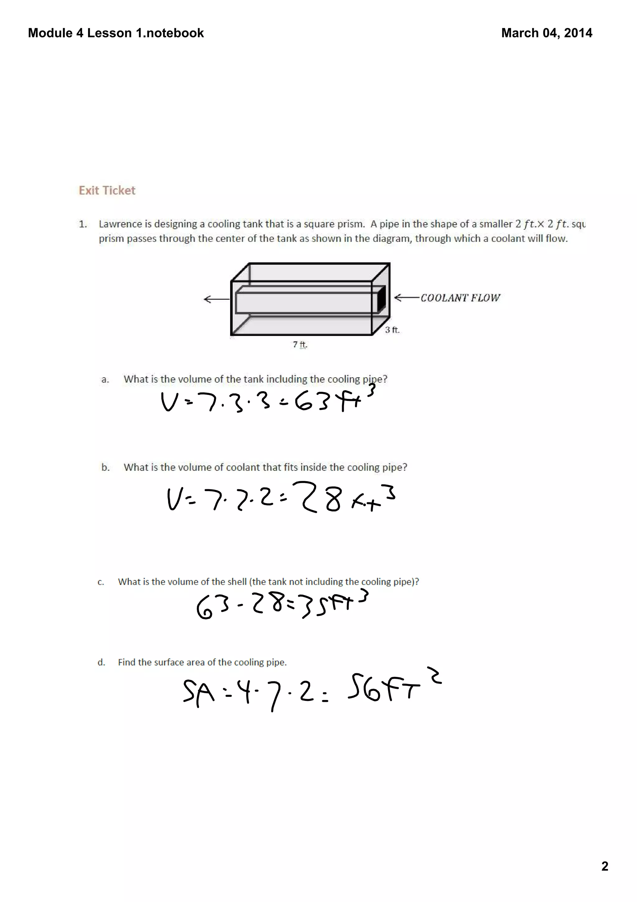 Module 4 Lesson 1.notebook
March 04, 2014
2