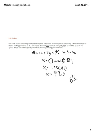 Module 4 lesson 5 | PDF